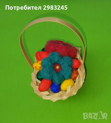 Великденска кошничка, снимка 7 - Декорация за дома - 53771812