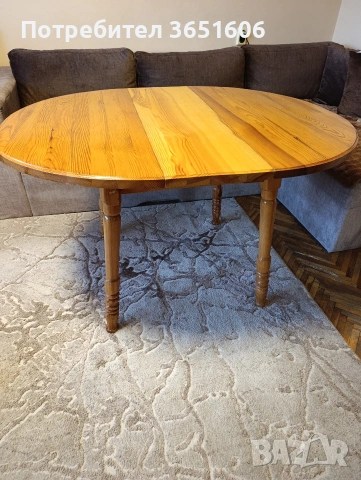 Трапезна чамова маса , снимка 4 - Маси - 53406888