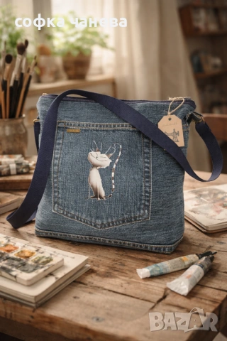 модерни чанти от деним, снимка 5 - Чанти - 53724686