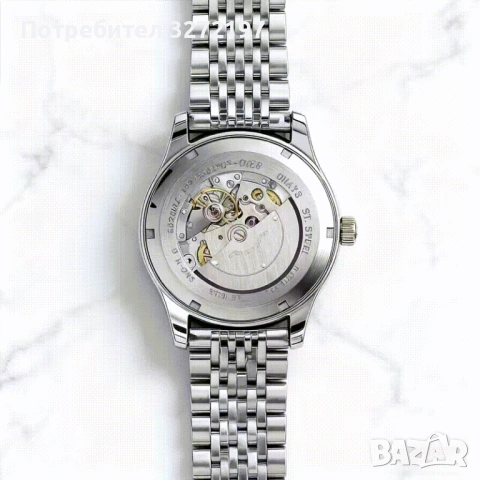 Potsree Унисекс Кварцов Часовник,Неръждаема Стомана,Дата, снимка 3 - Мъжки - 54241805