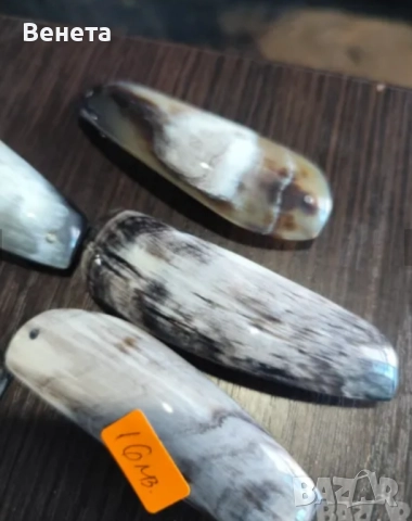 Брошки и шноли от кост от рог -Промоция!🎄🥰❤️, снимка 4 - Аксесоари за коса - 52594542