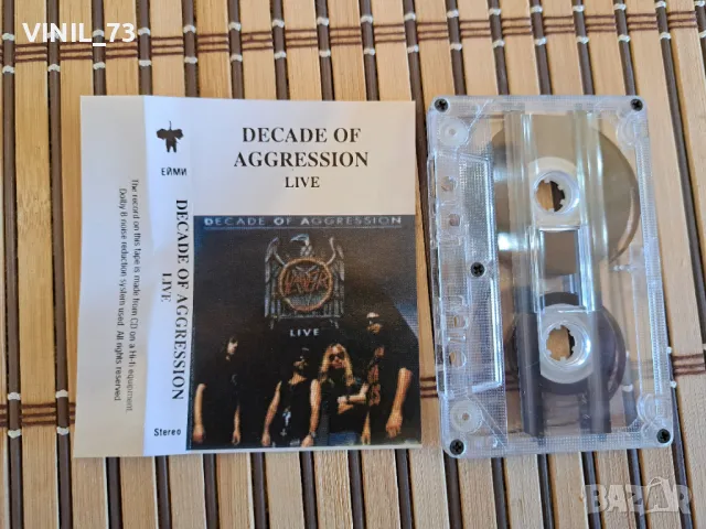 Decade Of Aggression Live-Slayer, снимка 2 - Аудио касети - 48739339