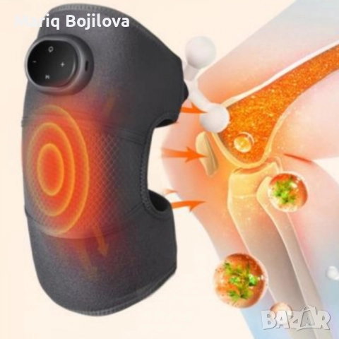 Мултифункционален масажор 3 в 1 за колена, лакти и рамен. Облекчение при болка и скованост, снимка 4 - Масажори - 52404450