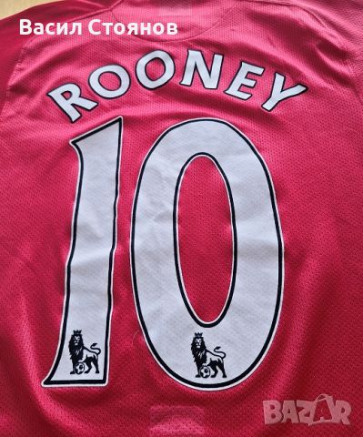 Манчестър Юнайтед/Manchester United #10 ROONEY - размер S, снимка 10 - Фен артикули - 46038715
