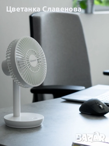 Вентилатор настолен 6,3''Diplomat DFX-363USB, акумулаторен, USB