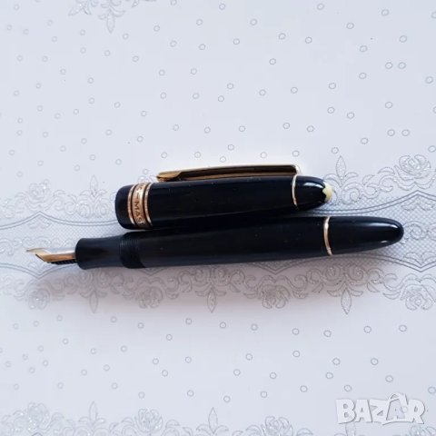 Ретро писалка Montblanc Masterpiece 142 със златен писец, снимка 9 - Антикварни и старинни предмети - 48376808