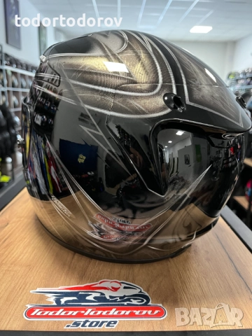Мото Каска за мотор HJC RPHA-10 PLUS ,M 57-58см.,2 оригинални визьора, снимка 3 - Аксесоари и консумативи - 51883458