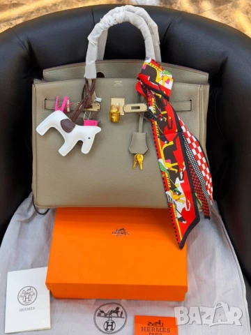 висококачествени чанти HERMES BİRKİN BAG : 35 cm x 18 cm , снимка 7 - Чанти - 51207921