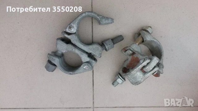 Скоби за тръбно скеле, 2 броя, снимка 1