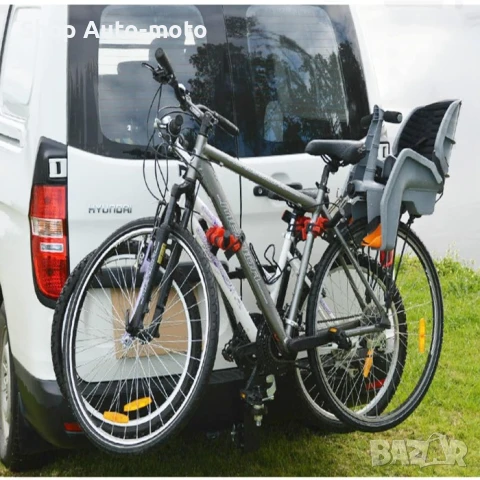 Багажник стойка за велосипеди Automat, Стойка за теглич за кола, За два или три велосипеда, снимка 2 - Аксесоари и консумативи - 23988096