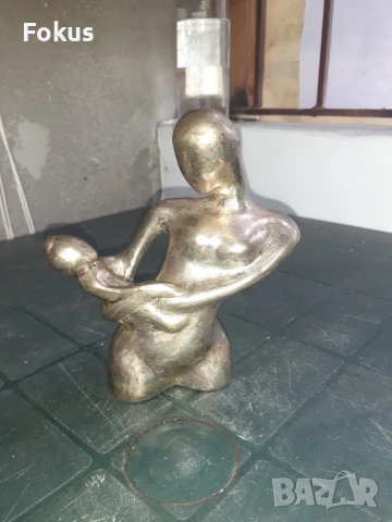 Страхотна метална статуетка фигура пластика, снимка 6 - Антикварни и старинни предмети - 50941639
