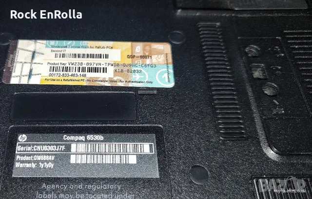 HP Compaq 6530b, снимка 9 - Лаптопи за работа - 50340578