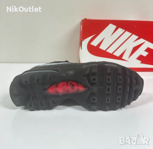 Nike Air Max 95 Ultra Black Picante Red, снимка 5 - Маратонки - 45733567