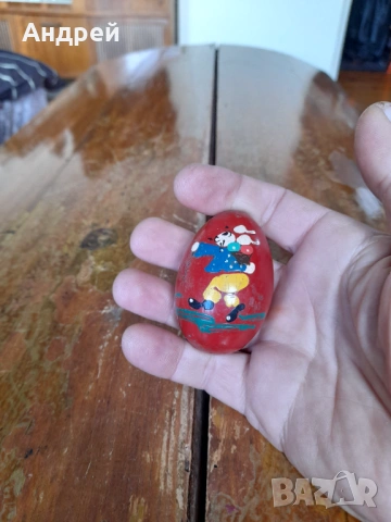 Старо дървено яйце #18