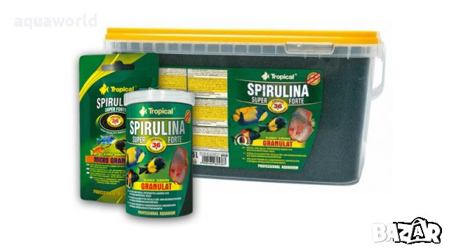 "Безплатна доставка "Tropical Super Spirulina Forte Granulat 100 ml, снимка 2 - Оборудване за аквариуми - 46308095