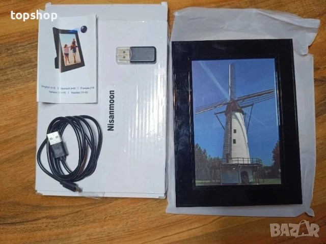 НОВА, ТЕСТВАНА скрита камера във фоторамка Nisanmoon HD 1080P, откриване на движение, цикличен запис, снимка 3 - Аналогови камери - 51636432