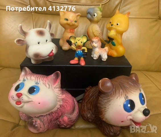 Гумени играчки ЛОТ от соца, снимка 2 - Колекции - 53878438