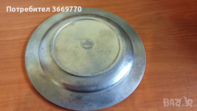 Рядка германска чиния за стена, снимка 2 - Антикварни и старинни предмети - 45471158