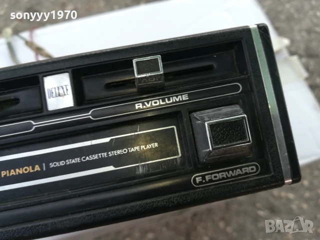 PIANOLA SC-3010 CAR STEREO DECK/AMPLIFIER 12V MADE IN JAPAN 0706251906, снимка 9 - Ресийвъри, усилватели, смесителни пултове - 50585780