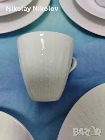 порцеланов сервиз Hutschenreuther Serie Exzellent weiss, снимка 3 - Сервизи - 53329846