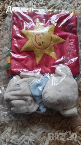 BABY Rück&Spiel Бебешка мека книжка + Бебешка играчка Агънце, снимка 2 - Плюшени играчки - 54097528