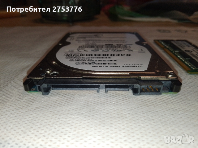 Хард диск Seagate 500GB и Рам памет 4GB CRUCIAL за Лаптоп, снимка 5 - Части за лаптопи - 45012261