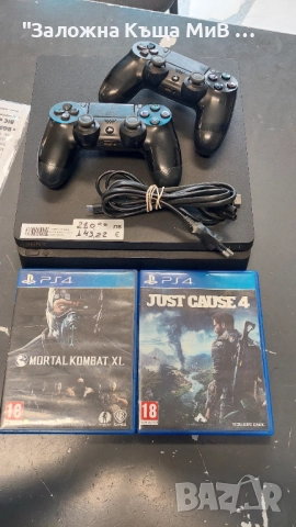 PlayStation 4 slim + 2бр Джойстика. 