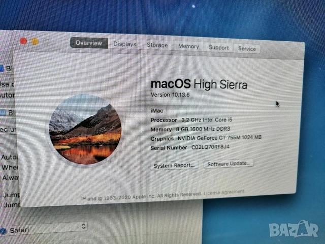 Компютър iMac 27" EMC 2639, снимка 8 - Работни компютри - 53610926