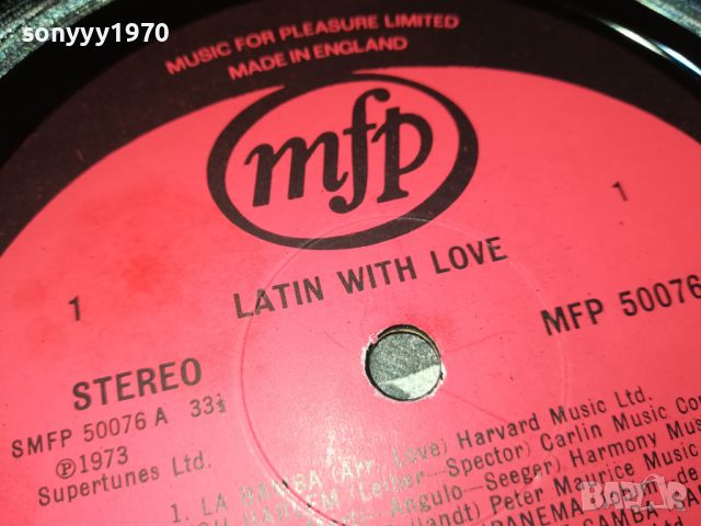 LATIN WITH LOVE-MADE IN ENGLAND 1807241916, снимка 15 - Грамофонни плочи - 46625040