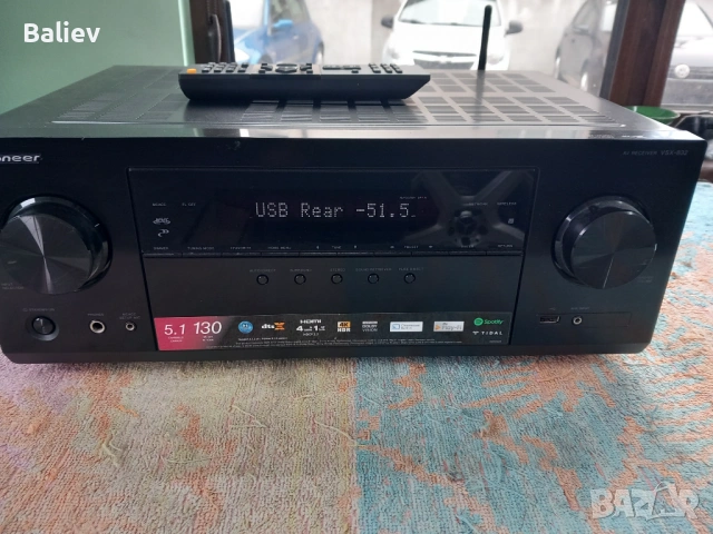 PIONEER VSX-832 5.1 CHANNEL A/V NETWORK RECEIVER , снимка 6 - Ресийвъри, усилватели, смесителни пултове - 53068985