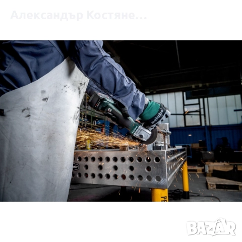 Акумулаторен ъглошлайф Metabo W 18 L BL 9-125, 125mm, 18V, снимка 4 - Други инструменти - 52675600