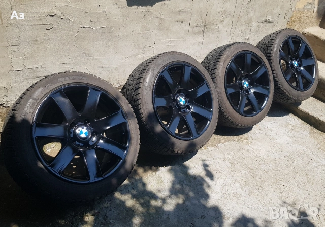 BMW 17" style 44 с зимни гуми RIKEN 225/45/17 