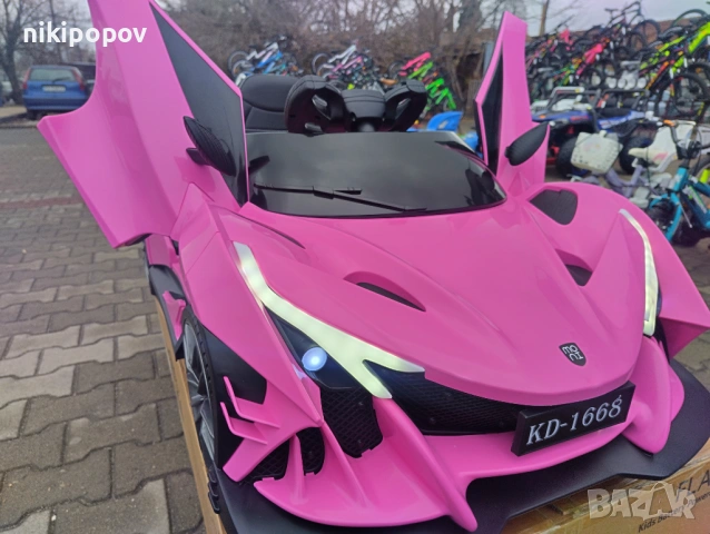 DC Акумулаторна кола 4x4 FLASH розов, снимка 7 - Други - 53849282