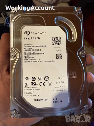 Продавам хард диск HDD 2 TB терабайта, снимка 1