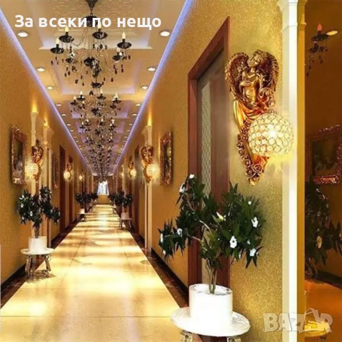 Европейски стил LED стенна лампа 20W – енергийно ефективна и стилна, снимка 3 - Лампи за стена - 51908435