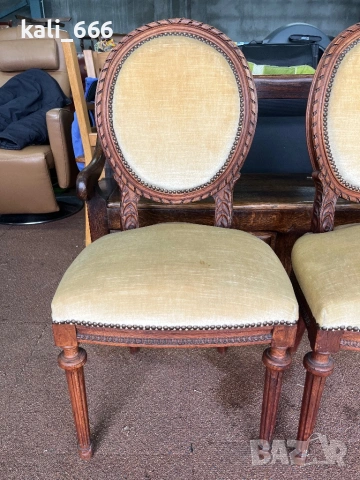 Столове в стил Медальон внос от Нидерландия, снимка 3 - Столове - 53428375
