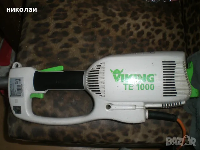 stihl viking ел тример 1000 вата, снимка 4 - Градинска техника - 49175270