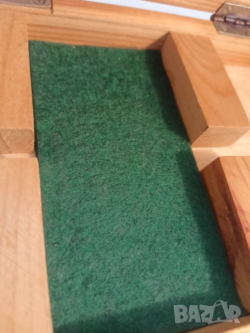 кутия за индикаторен часовник микрометър дървена немска к0119, снимка 4 - Други инструменти - 51640469