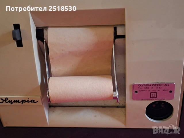 Стара сметачна машина Olympia , снимка 8 - Колекции - 53947386