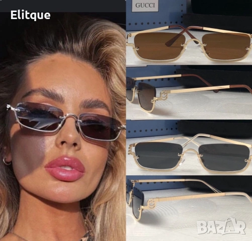 очила с черен обикновен калъф и ув защита Gucci, снимка 6 - Слънчеви и диоптрични очила - 53225188