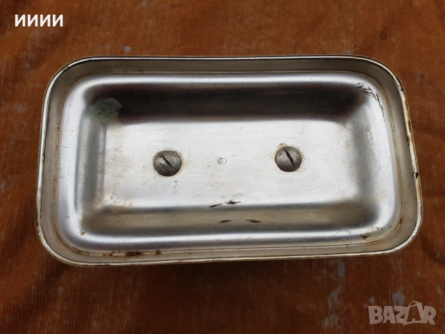 Посребрен свещник , снимка 2 - Антикварни и старинни предмети - 53684238