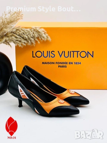 обувки на ток Louis Vuitton , снимка 2 - Дамски обувки на ток - 53859180