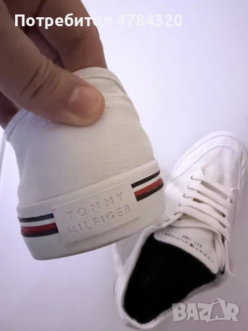 Tommy Hilfiger core corporate textile sneaker 41-42, снимка 3 - Спортни обувки - 54057811
