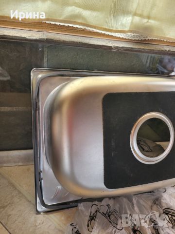 Кухненска мивка с транспортен дефект размер 53,5хх42,5х16,5 см, снимка 7 - Мивки - 46416665