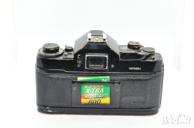 Фотоапарат Canon A-1 с обектив, снимка 5 - Фотоапарати - 46385420