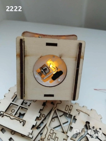 Дървена къщичка светеща , снимка 8 - Коледни подаръци - 52579546