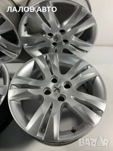 Алуминиеви джанти с датчици Пежо Peugeot 17 цола 9685737280 7j ET29 4x108 ц.о. 65, снимка 5 - Гуми и джанти - 52365870