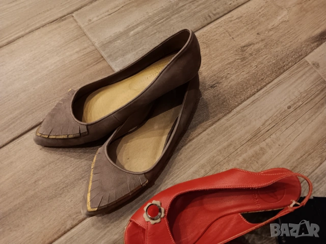 Сет дамски боти,сандали,балеринки естествена кожа + подарък 37 номер, снимка 3 - Дамски ежедневни обувки - 53777856
