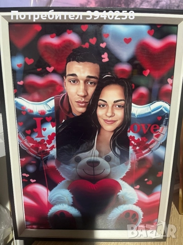 Снимка с рамка, снимка 2 - Ръчно изработени сувенири - 52349844