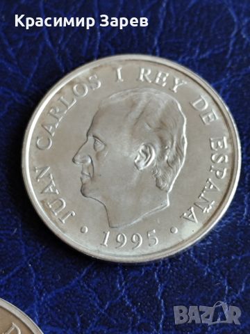 2000 песети 1994,1995 год., кралство Испания,крал Хуан Карлос, сребро 18 гр.,925/1000, снимка 7 - Нумизматика и бонистика - 45579099